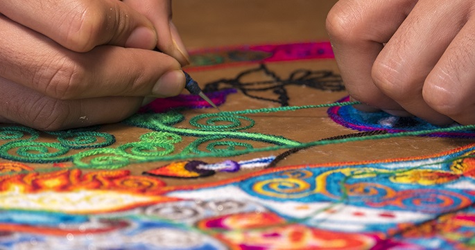 ¿Qué es el arte huichol?